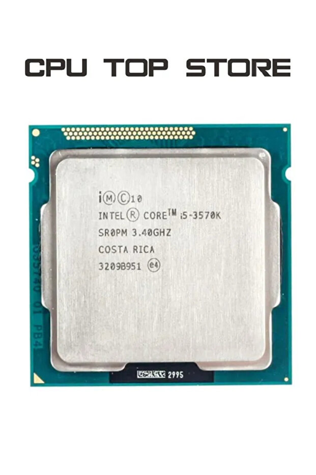معالج Intel Core i5 3570K 3.4GHz رباعي النواة و4 خيوط و77 واط LGA 1155 - 3