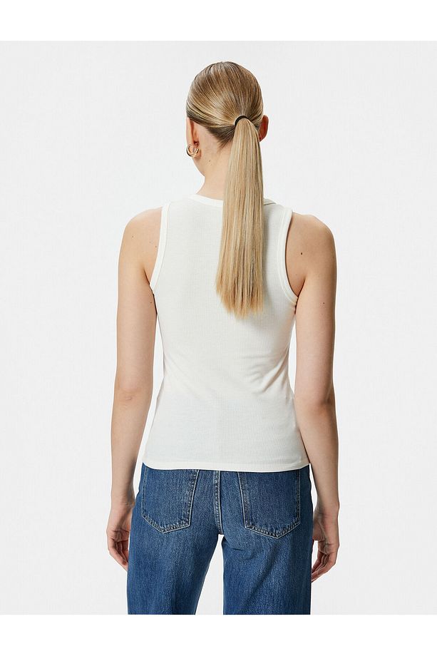 Fitilli Atlet Halter Yaka Basic - 4