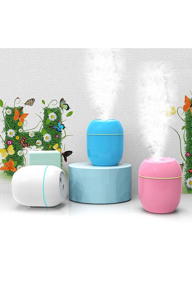 USB Portable Air Humidifier 250ML Essential Oil Diffuser 2 Modes Auto Off with LED Light for Home... - 2