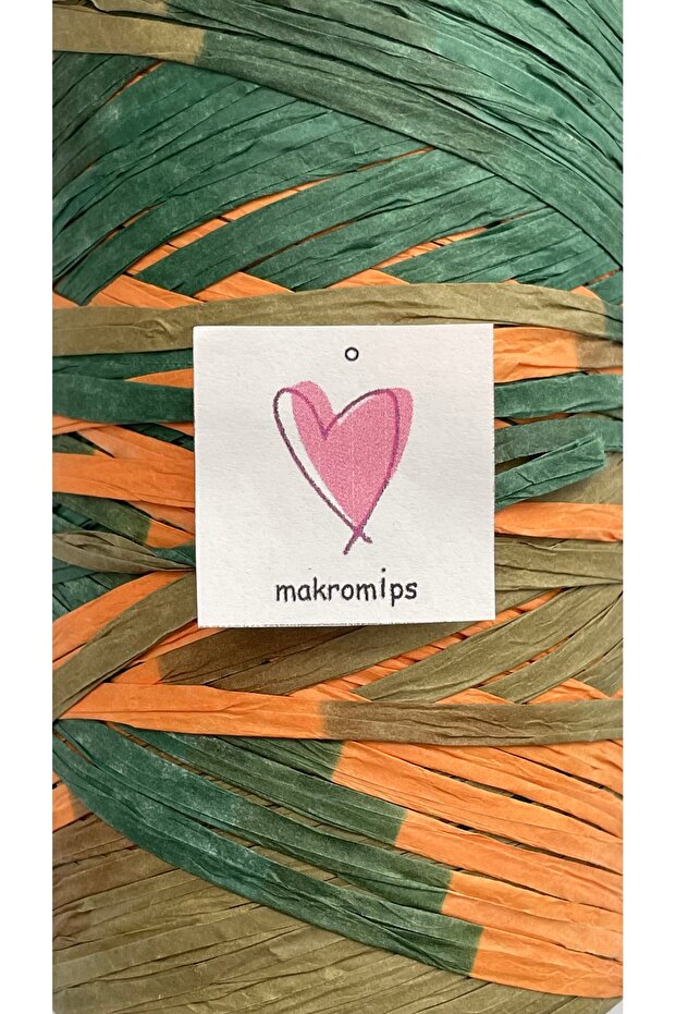 حقيبة الرافية متعددة الألوان رخامية فاخرة - ورق حبل محبوك من القش 200 جرام - 3