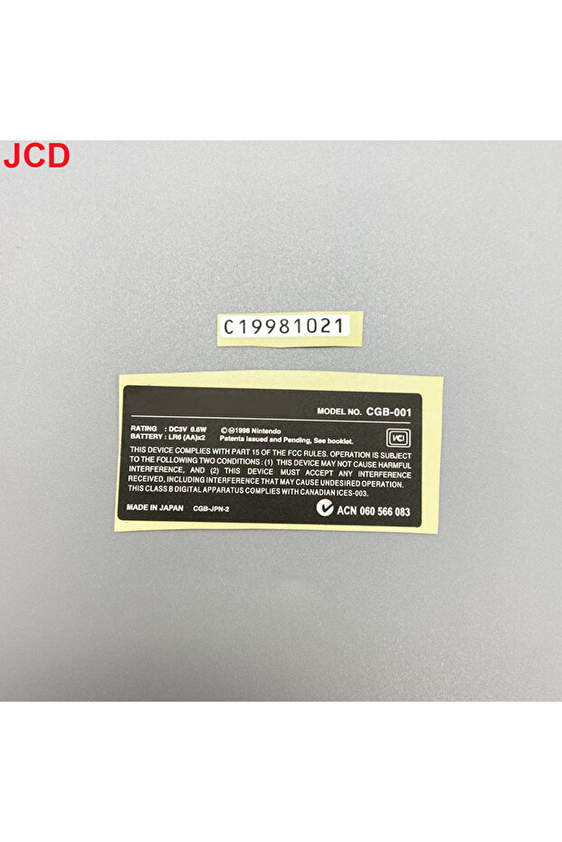 For GBC GBP GBL GB GBA GBA SP NDS SENS Wii Game Console New Lables Back Stickers Replacement ... - 1