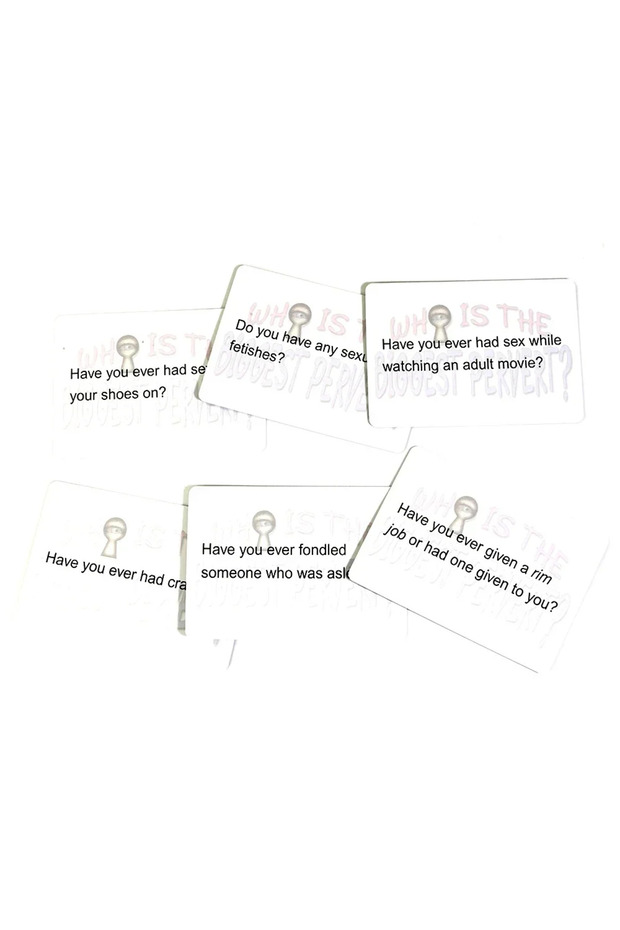 Newest Who Is The Biggest Pervert Card Game Popular Adult Board Game Party Game Questions - 5