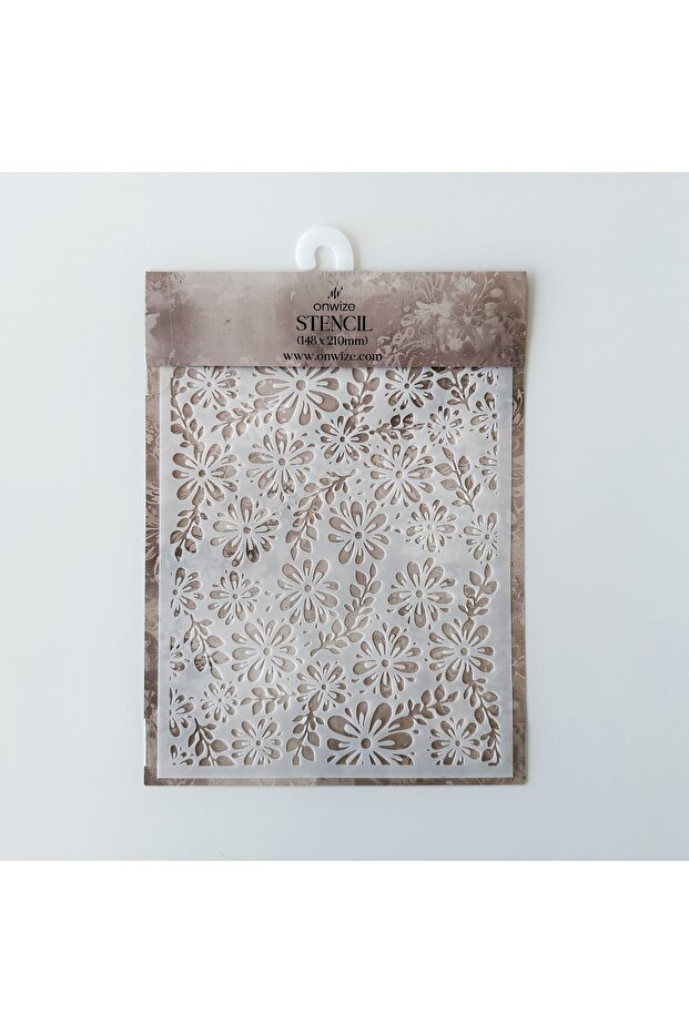 Scrapbooking 'Autumn Tale' Mixed Patterns Stencil - 1