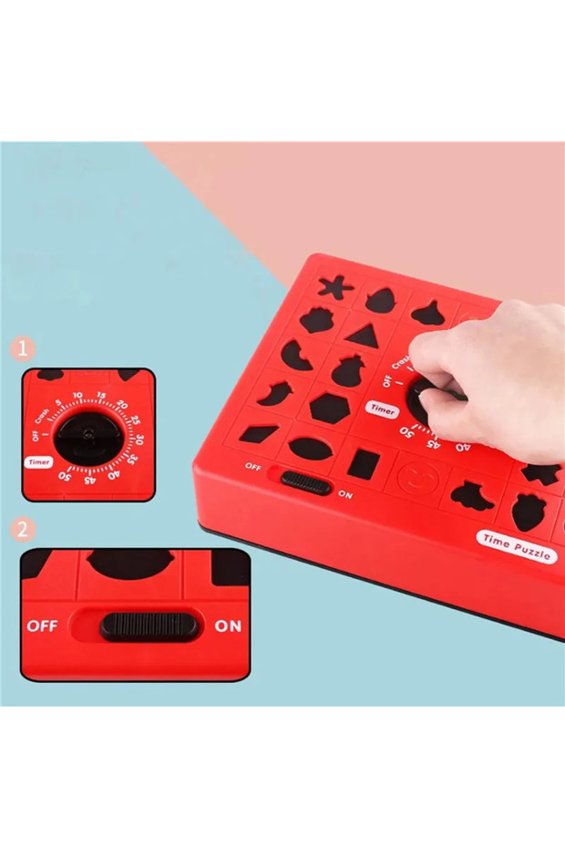 Time Shape Matching Children Toys Funny Pop Up Timer Board Sorting Board Games parent-child inter... - 7