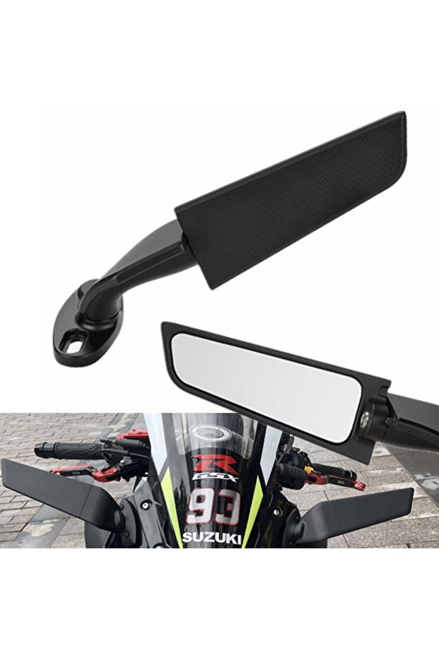 rearview mirror Motorcycle Mirror Modified Wind Wing Adjustable Rotating Rearview Mirror Moto Access