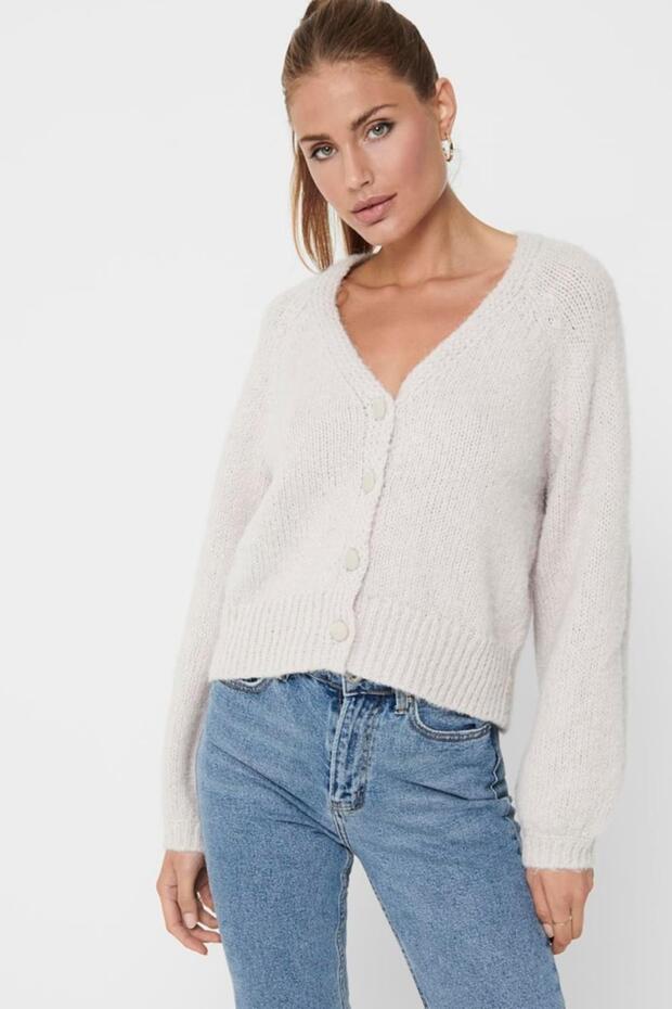 Kadın Kısa Örme Hırka - 4