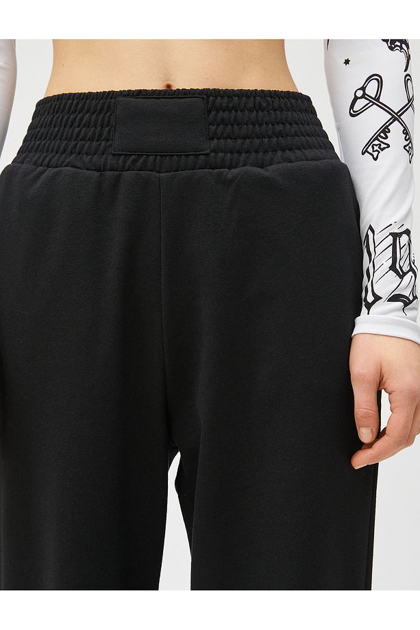 Jogger Eşofman Altı Yüksek Bel Cep Detaylı - 5