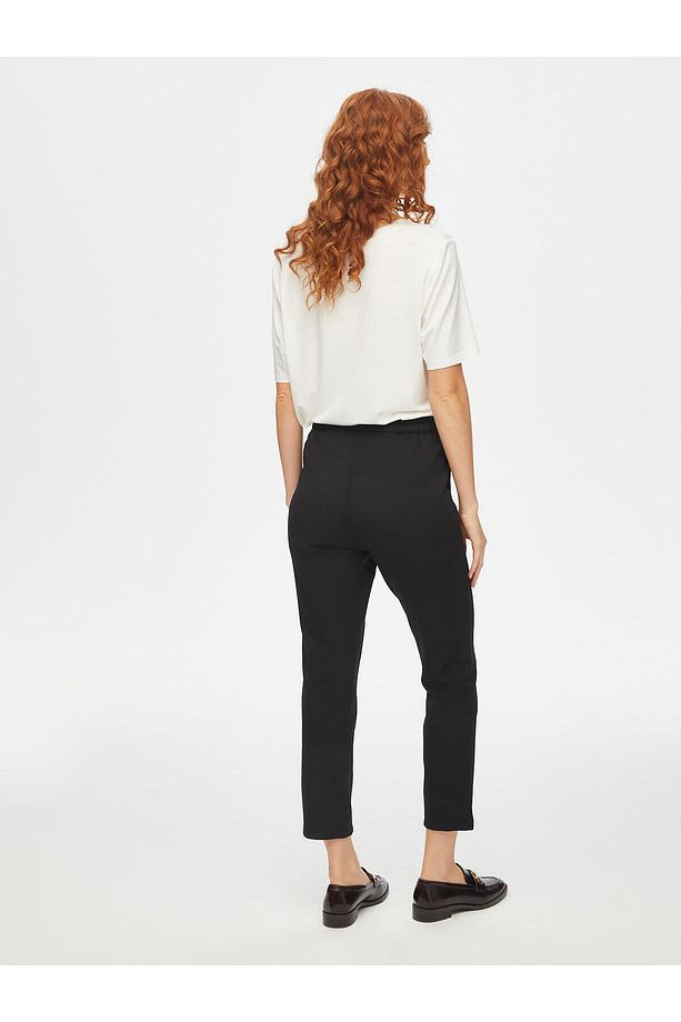 Önü Dikişli Slım Fit Diagonal Doku Örme Pantolon 69485 - 6