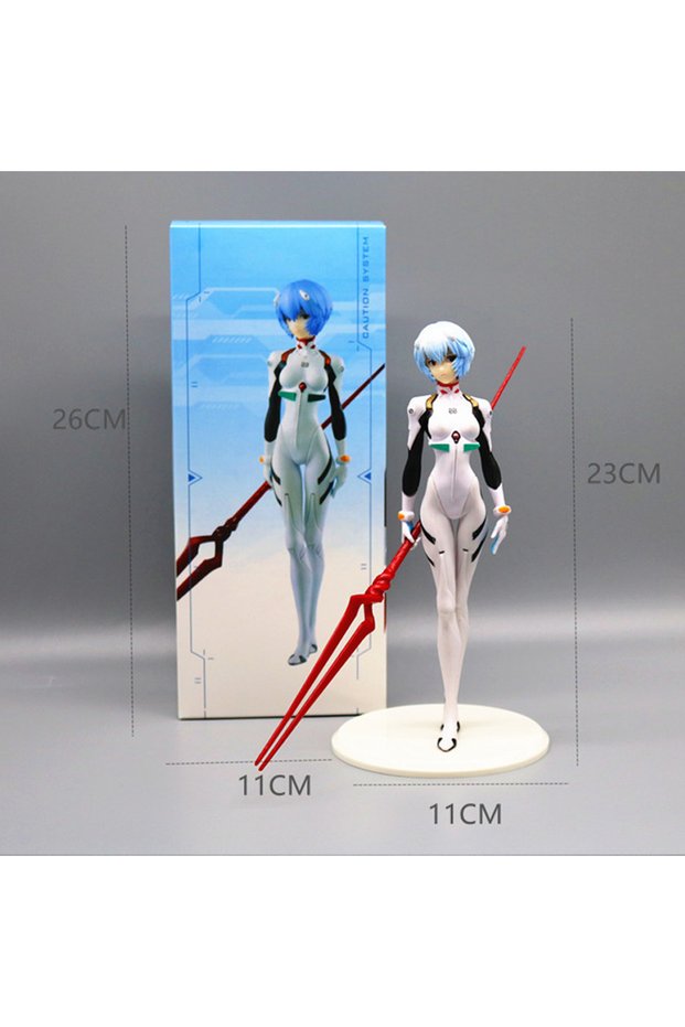 Bandai With Box 22CM Anime NEON GENESIS EVANGELION EVA Ayanami Rei kawaii figure PVC model toys dol