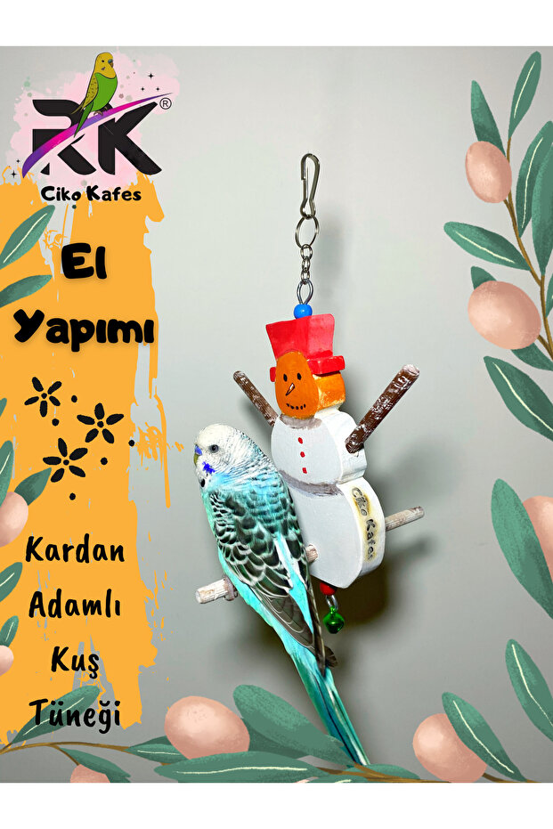 Snowman Bell Bird Perch