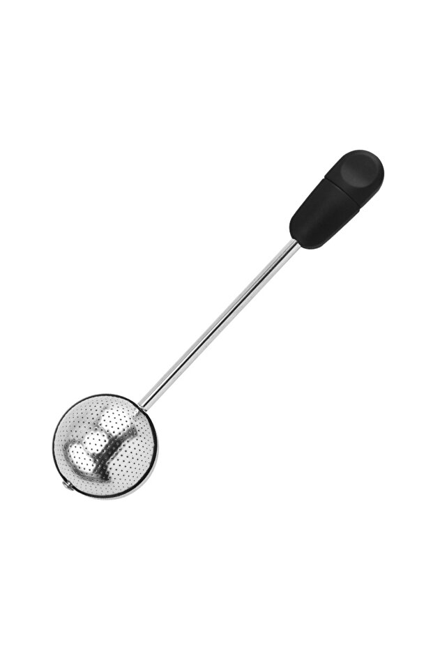 black 304 stainless steel tea leak creative rotating spherical tea filter tea filter tea set accesso