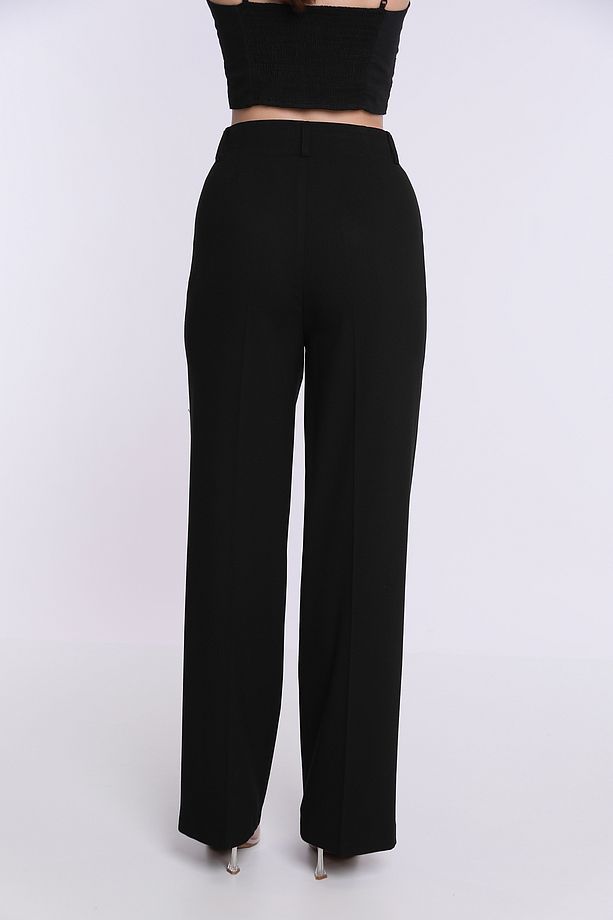 Çift Pileli  Viscose Kumaş Pantalon - 4