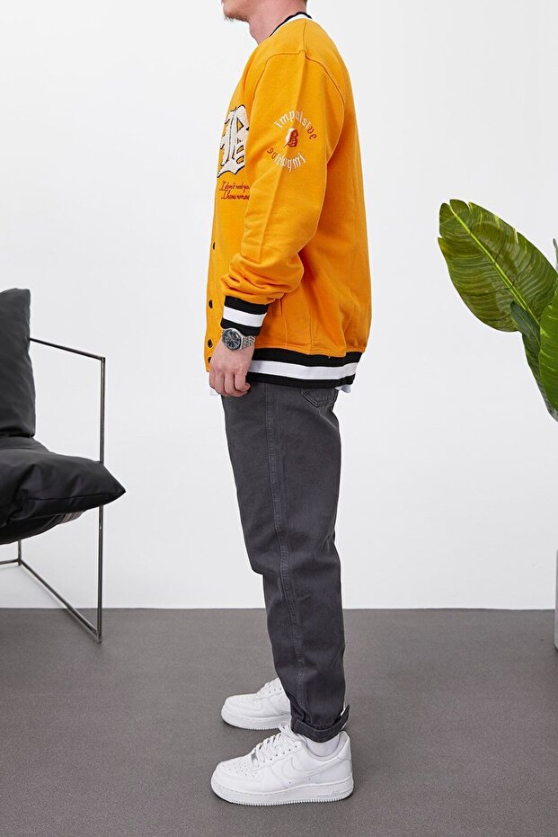 B Turuncu Kolej Ceket - 1