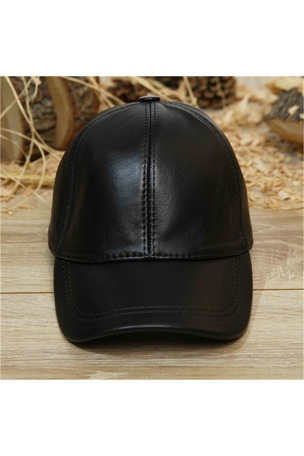 Șapcă din piele E-243 - 1