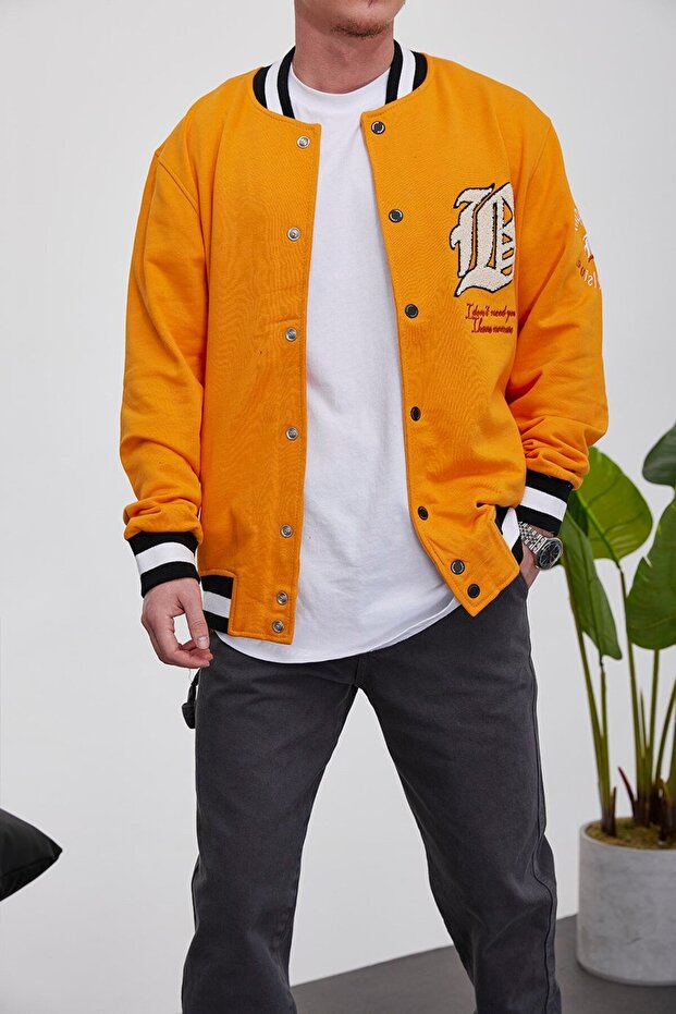 B Turuncu Kolej Ceket - 3