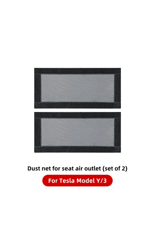 2pcs YZ For Tesla Model 3 Y Air Vents Cover Under Seat Outlet Protector Anti-blocking Dust Mesh 2021
