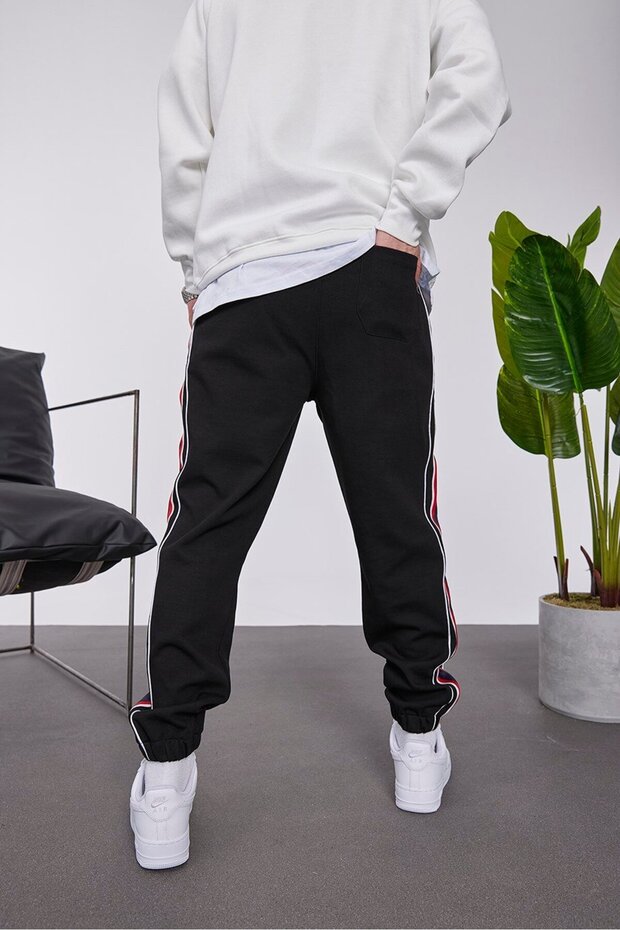 Nmrc Striped Black Sweatpants - 5