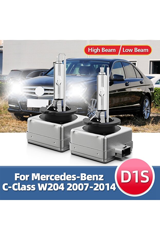5-Year Headlight (2PCS) D1S 6000K Xenon Bulb HID 35W Auto Headlight Lamp Lights for Mercede