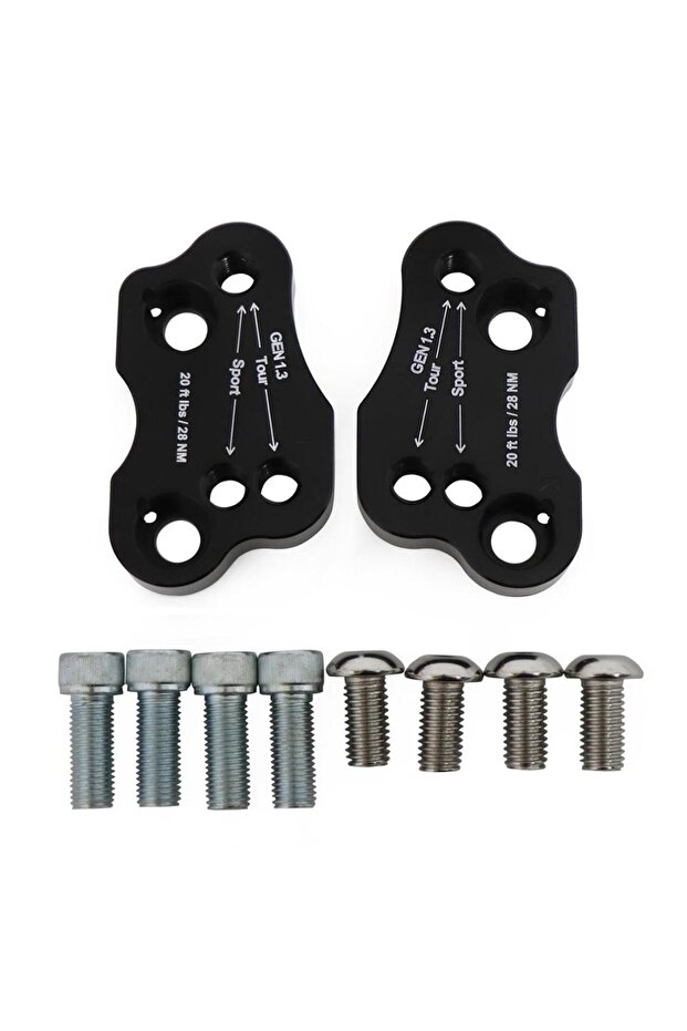 black Motorcycle Accessories Handle Bar Clamp Raised Extend Handlebar Mount Riser For HONDA Gold win