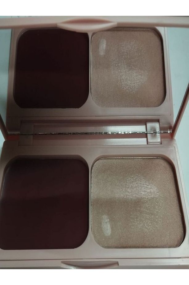Cranglam Allık Paleti ALLIK VE AYDINLATICI PALET Blush and highlighter PALETTE AYNALI - 6
