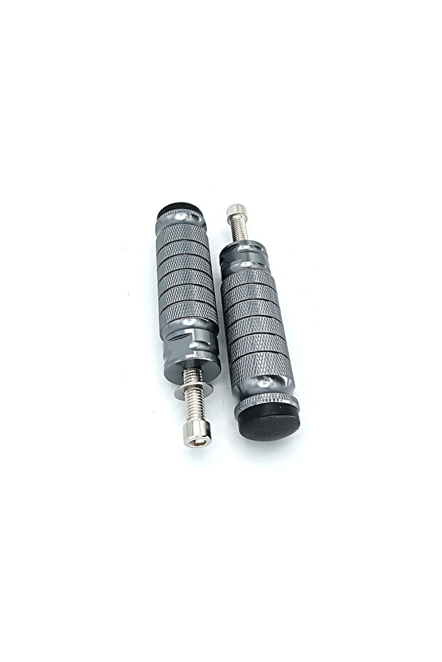 Titanium 1 Pair CNC Motorcycle Rear Foot Rest Pegs Pedals M8 6063 Aluminium Refit Durable Universal
