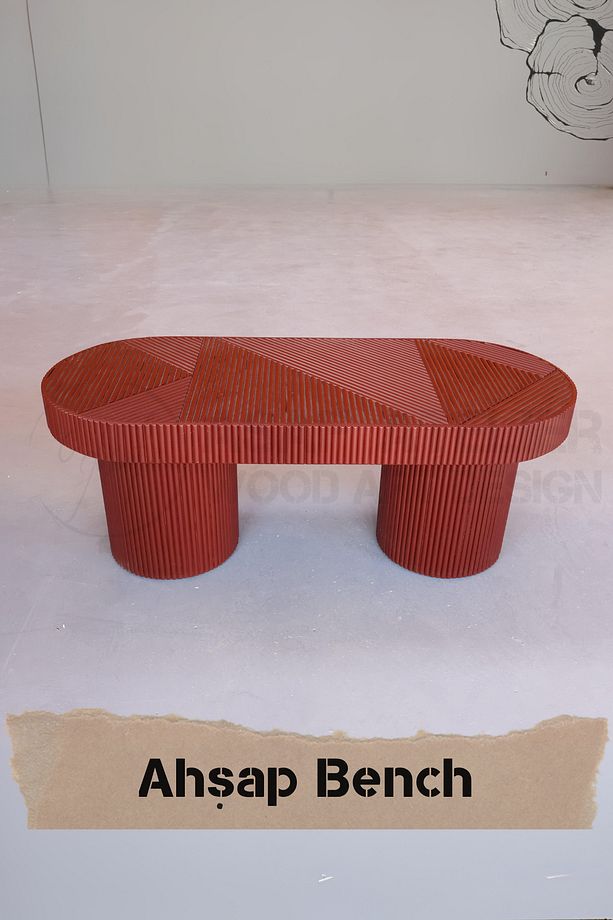 El Yapımı | Pipet Model | Ahşap Bench - 3