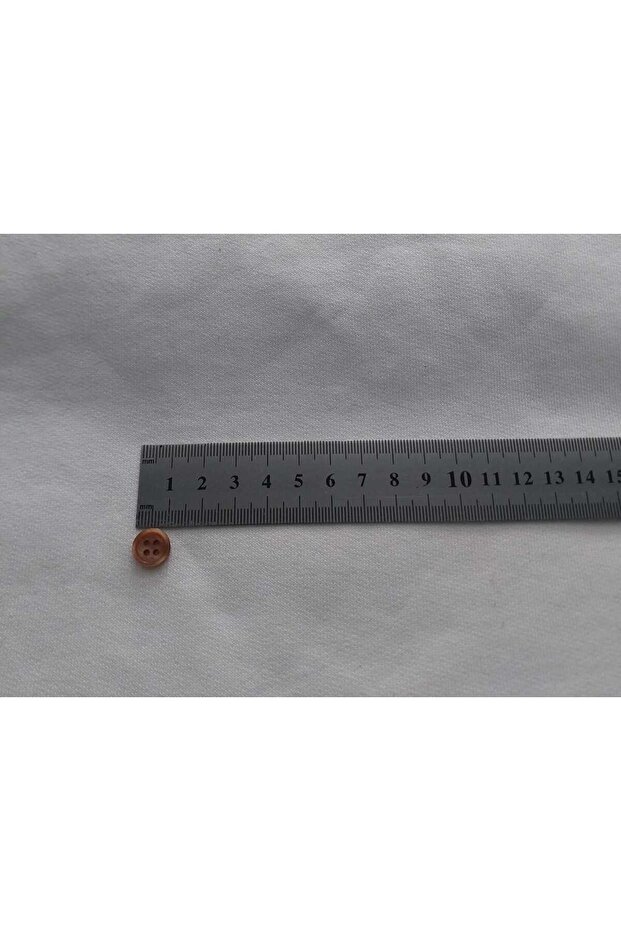 زر بوليستر بني قطر 1 سم 50 قطعة. - 3