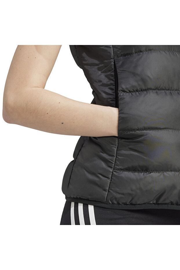 Kadın Essentials 3-Stripes Light Down Yelek Siyah HZ8484 - 6