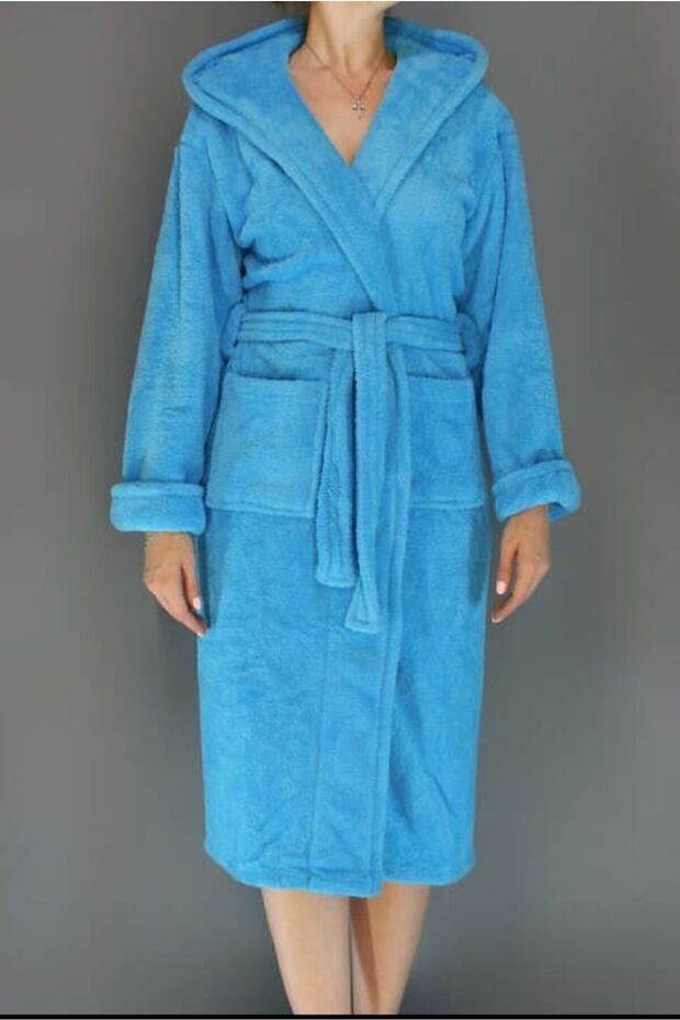 Kapşonlu Bornoz - 2