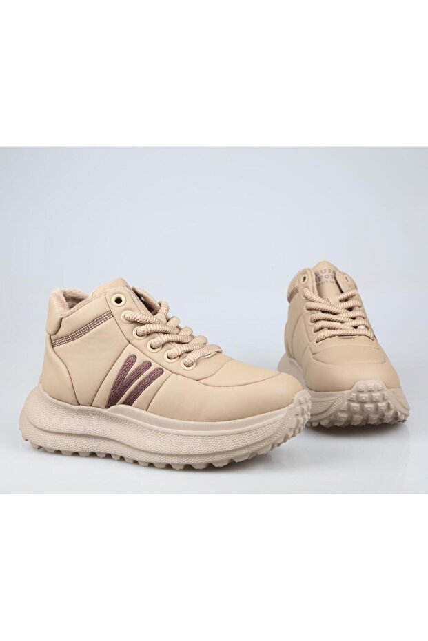 24k317-4 Camel Kadın Bot - 4