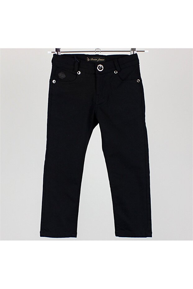 Doctor Junior Elastic Sport Cut Children's Trousers Black