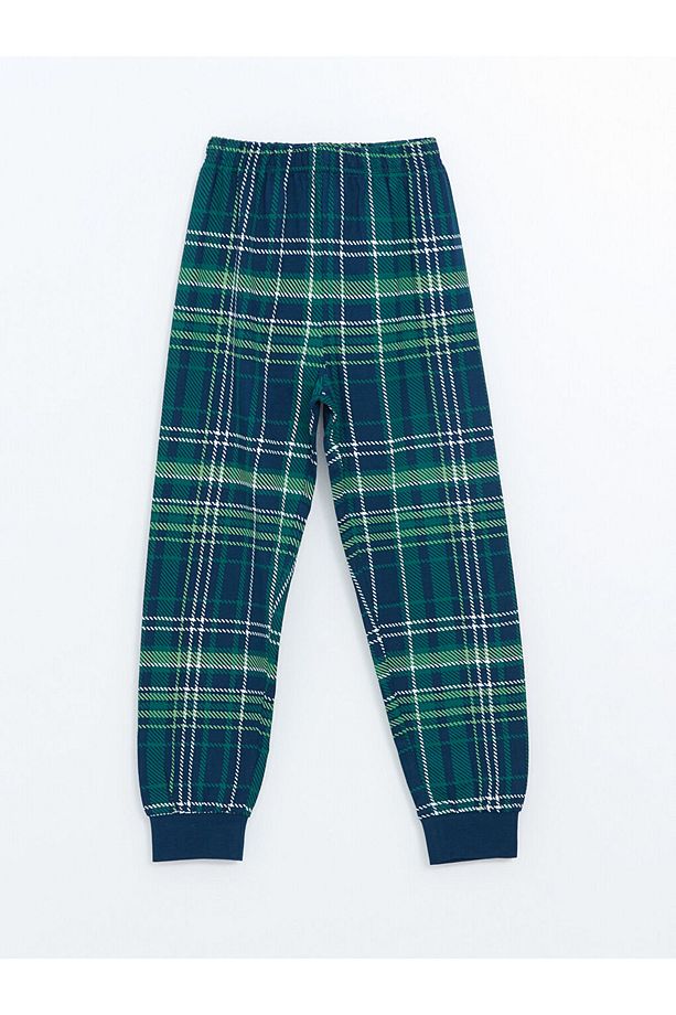 LCW Bisiklet Yaka Erkek Çocuk Pijama Takımı - 5