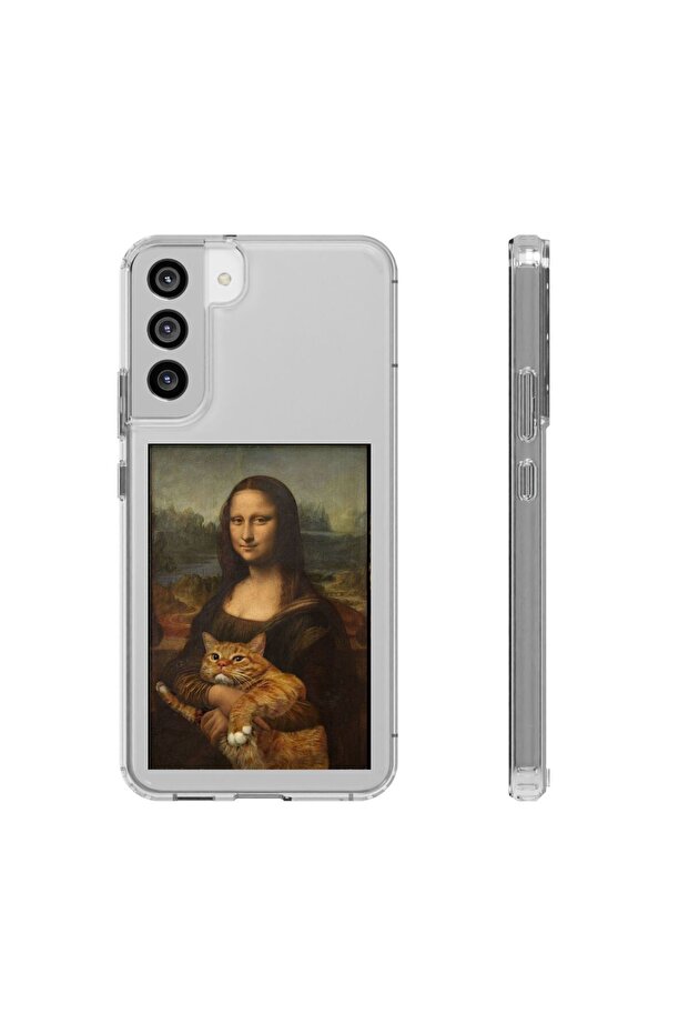 حافظة هاتف متينة بنمط حافظة هاتف مطبوعة شفافة لهاتف سامسونج A55 - 1