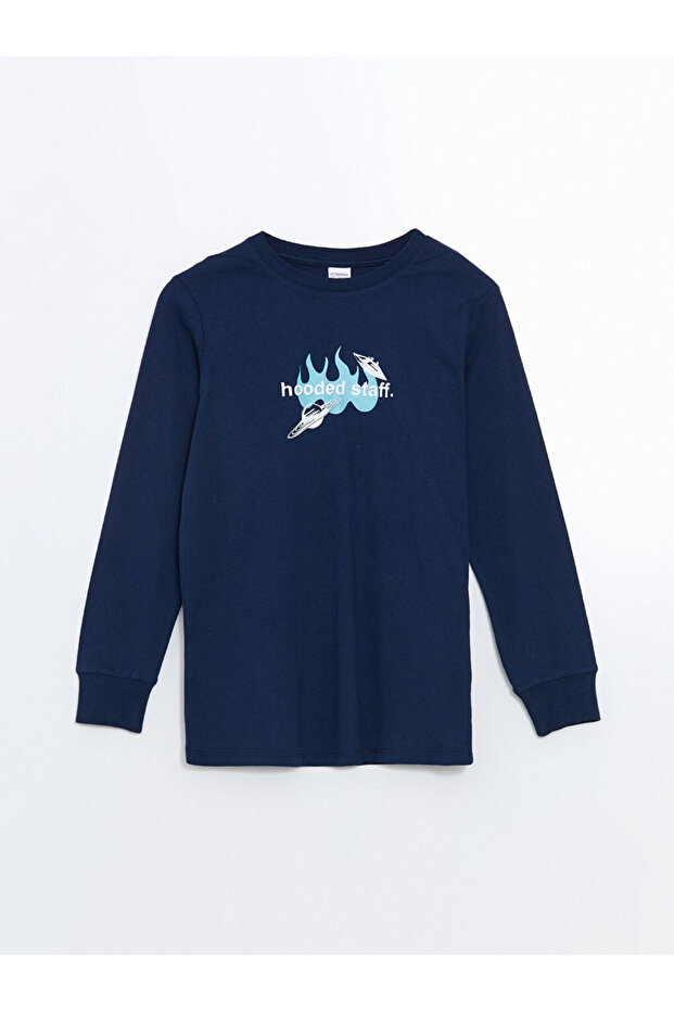 Bisiklet Yaka Erkek Çocuk Pijama Takımı - 2