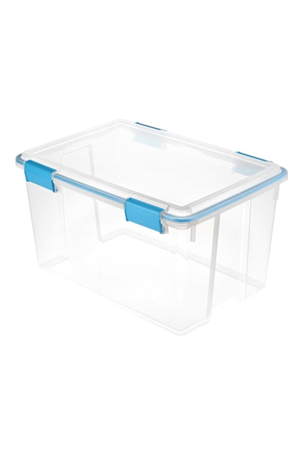 صندوق تخزين متين على شكل مستطيل سعة 51 لترًا - 3