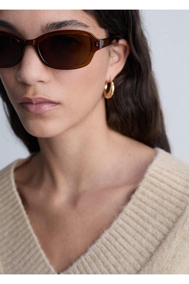 Sivri yaka oversize kazak - 8