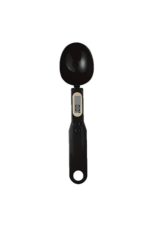 1Kg Black Mini Spoon Scale Digital Kitchen Scale Electronic LCD Food Scale 0.1-500g Cooking Flour Mi