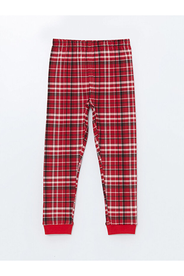 Bisiklet Yaka Yılbaşı Temalı Kız Bebek Pijama - 5