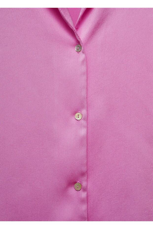 Saten dökümlü gömlek - 6