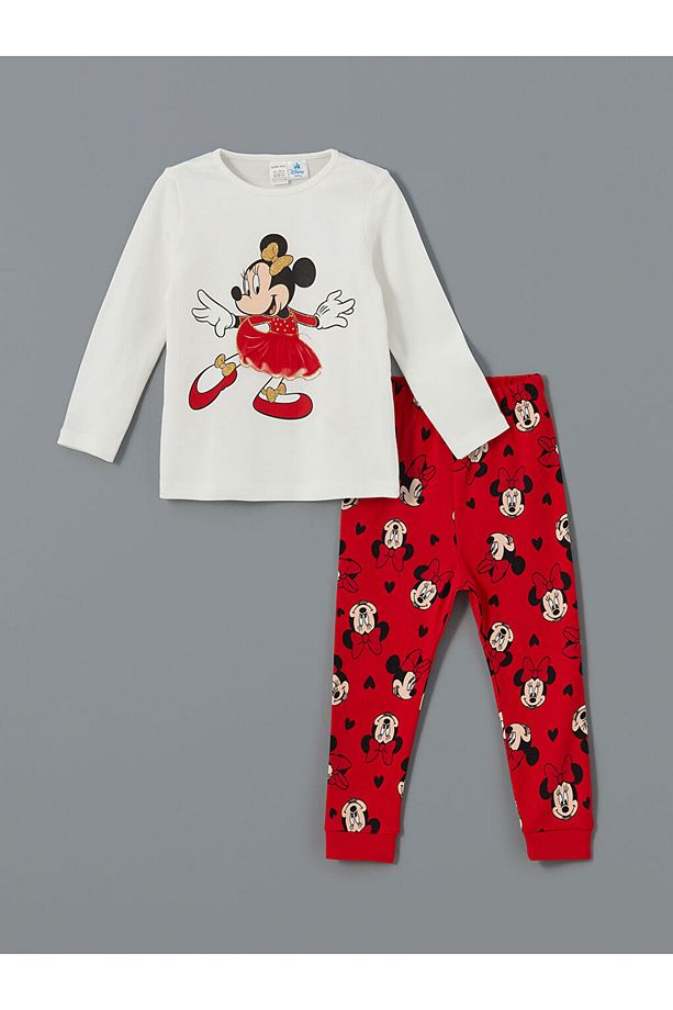 Minnie Mouse Kız Bebek Pijama Takım - 1