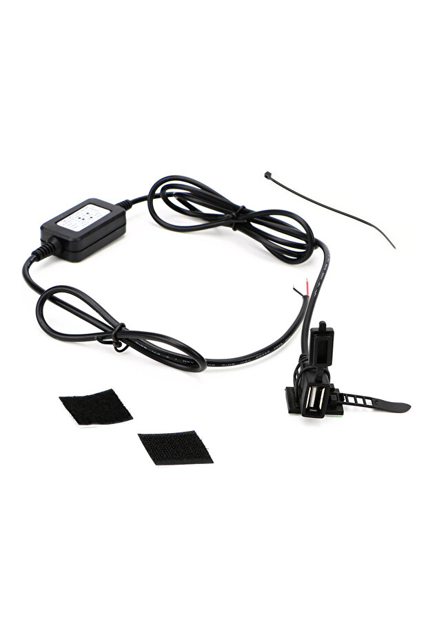 black Motorcycle USB Chargers 3.0 Power Adapter Socket Converter 12V 24V To 5V 2A Output Handlebar M