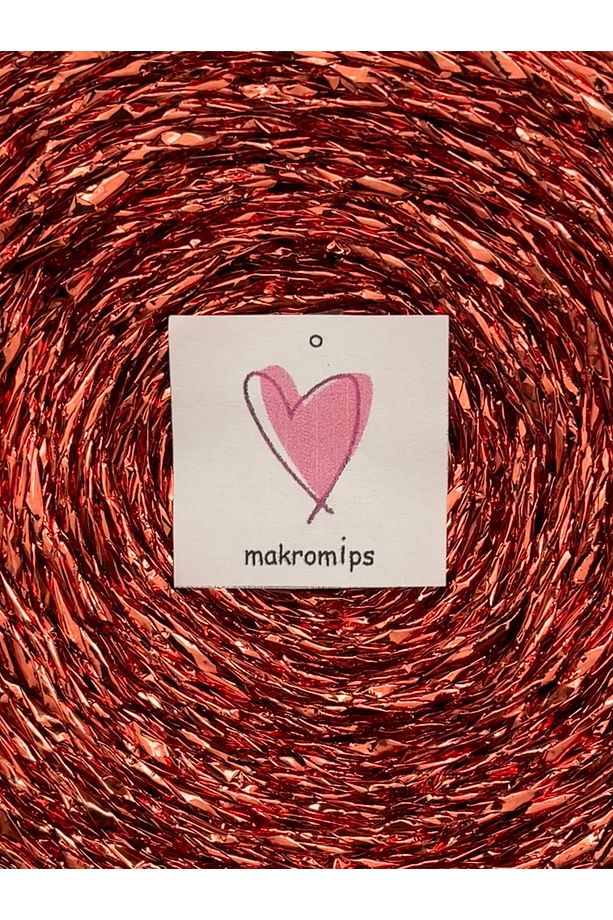 PREMIUM TWİSTED METALİK KAĞIT İP ( 250 gr/420m) POLYESTER PARLAK ÇANTA İPİ ÖRGÜ SÜSLEME PAKET İP - 3