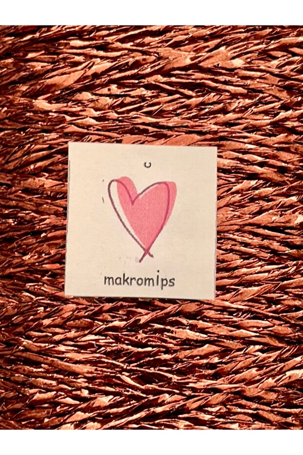 PREMIUM TWİSTED METALİK KAĞIT İP ( 250 gr/420m) POLYESTER PARLAK ÇANTA İPİ ÖRGÜ SÜSLEME PAKET İP - 4