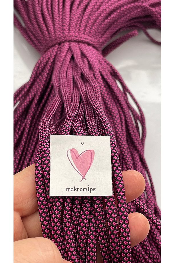 PARACORD İP 4mm 7 ÇEKİRDEK (5 metre) PARAŞÜT KORDON BİLEKLİK KAMP ÇADIR HALHAL ÇANTA ŞAPKA İPİ - 1