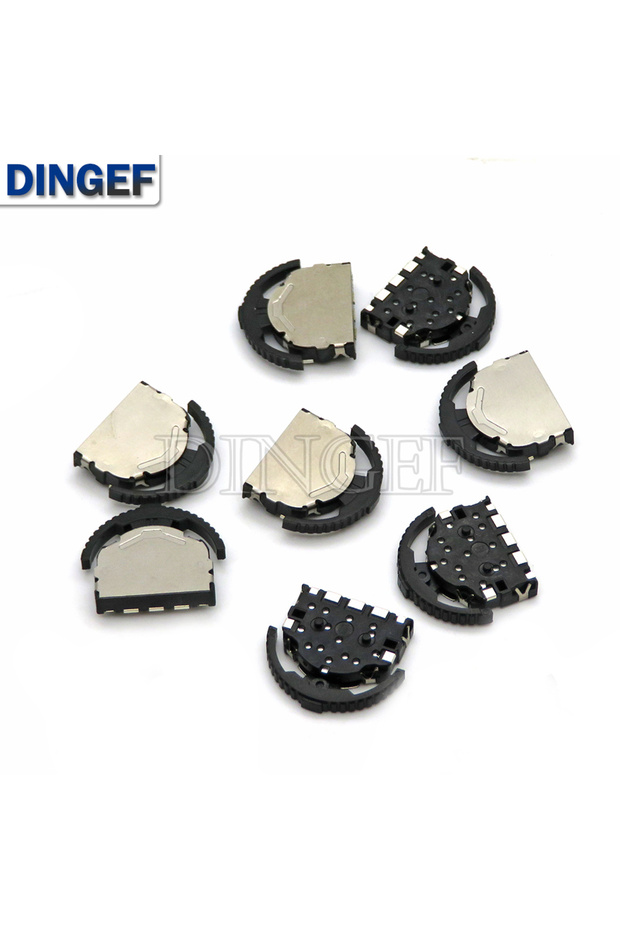 10 قطع مفتاح تبديل ثلاثي الأقطاب SMD بعجلة إبهامية للهواتف ومشغلات MP3 وMP4، رأس كبير 3P