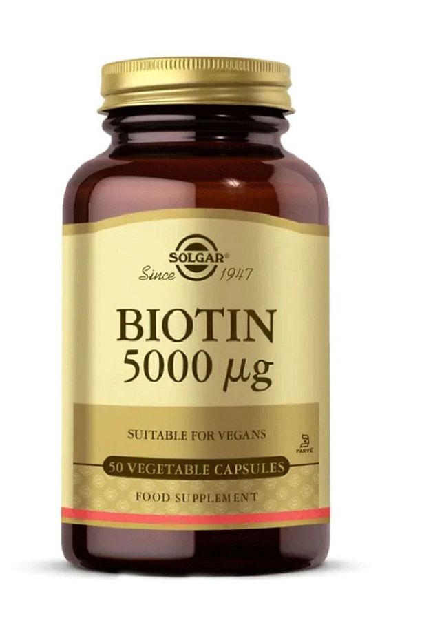 Biotin 5000 mg - 50 Bitkisel Kapsül - 5