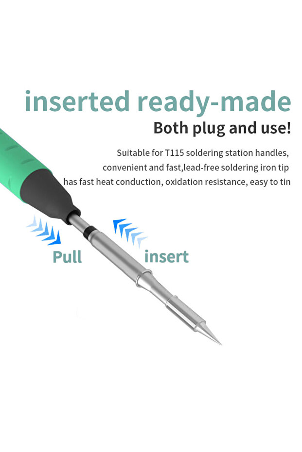 HZY C115 I/IS/K Universal C115 Series Soldering Iron Tip Replacement Head Rapid Warming Soldering... - 7
