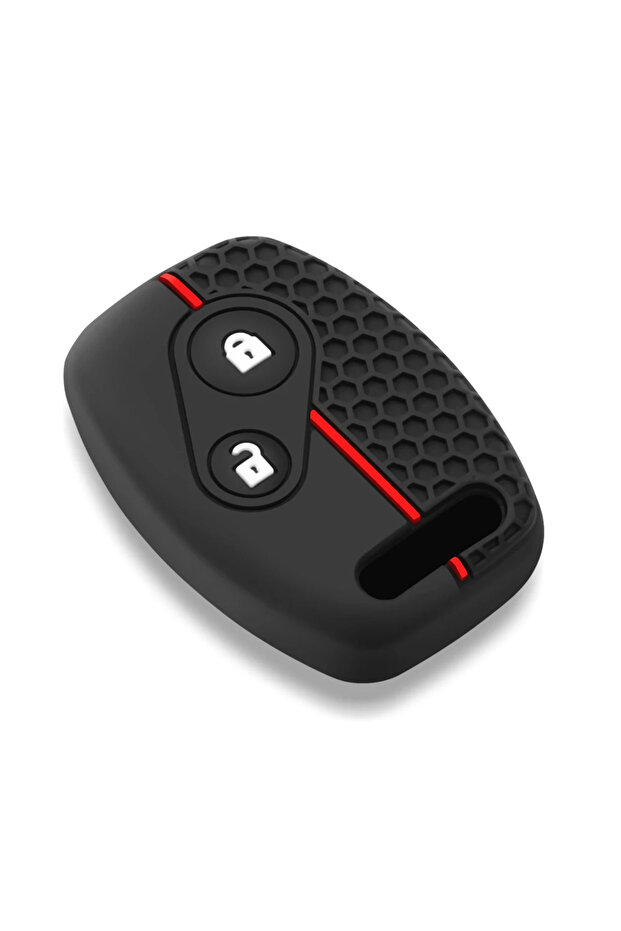 Red Silicone 2 Buttons Car Key Case Shell Remote Fob Cover For Honda CR-V Civic Insight Fit SRV FRV
