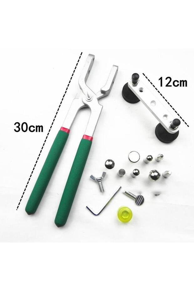green Car Dent Repair Pliers Metal Door Bumper Rim Edge Trim Crimping Clip Seamless Maintenance Tool