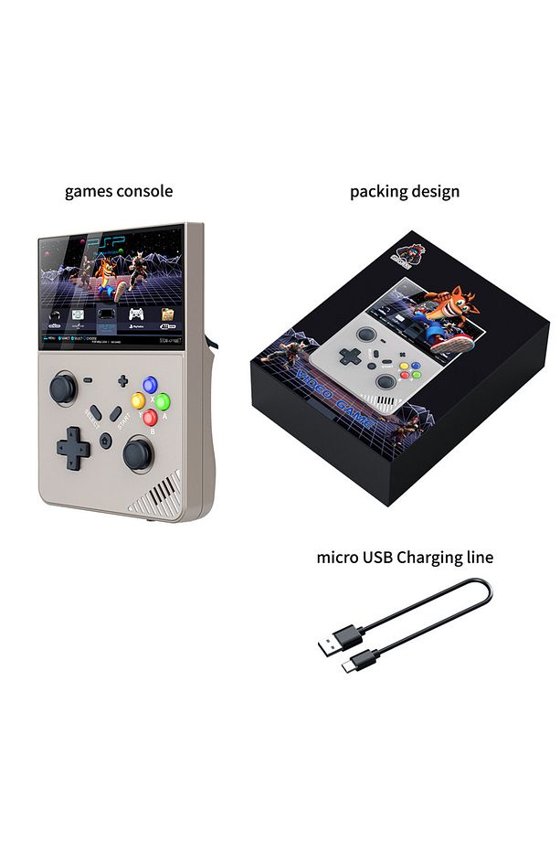 R43-PRO Handheld Retro Game 4.3-Inch Portable Screen Original 3D Joystick Handheld Game Psp Ps1 S... - 7